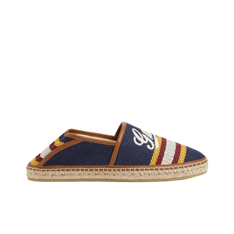 GUCCI Alonso Espadrilles 'Script Blue Multi Color'-1
