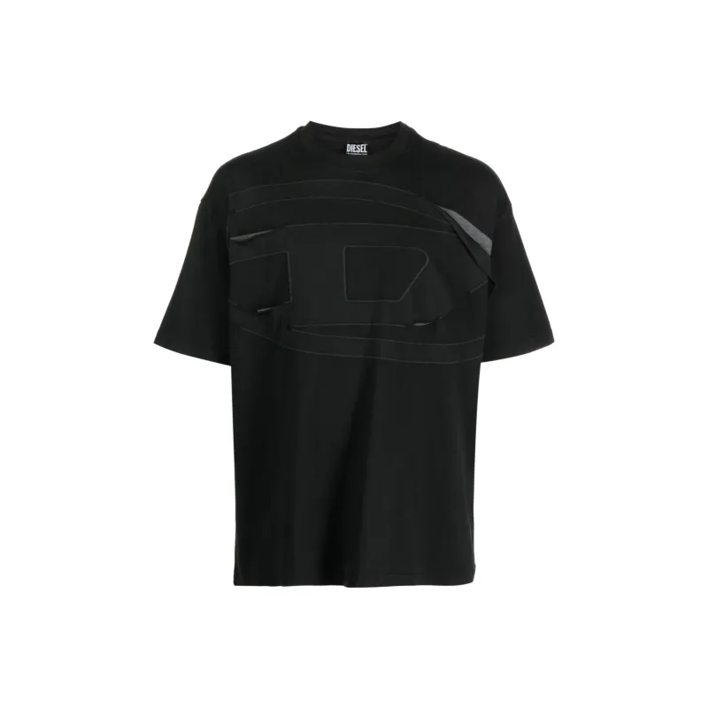 DIESEL T-Shirts Men Black-0