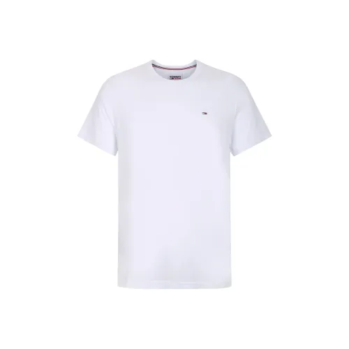 tommy en0en01500 Hilfiger Short Sleeved T Shirts Men's White