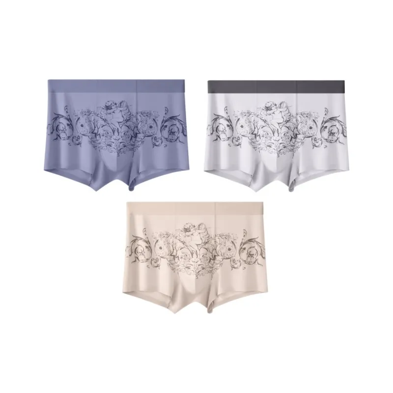 Qiao Ni Tong Underpants Men's 3 Pack-7