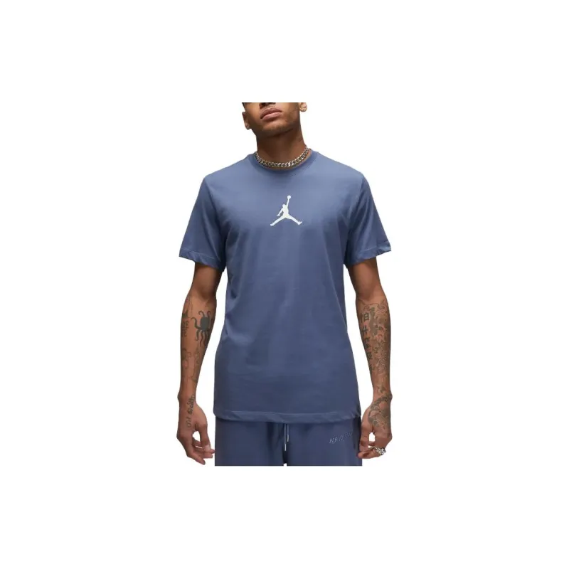 Jordan Jumpman T Shirts Men Steel Blue-0