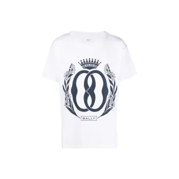 BALLY Logo print Cotton T shirt
