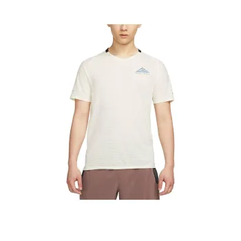 Nike Dri Fit Trail Solar Chase T Shirt Men's Coconut Milk