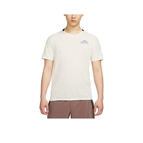Nike Dri Fit Trail Solar Chase T Shirt Men's Coconut Milk