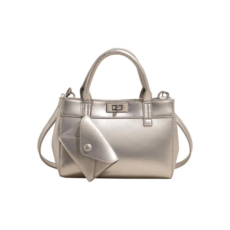 Yalu PU Handbag, Shoulder Bag, Crossbody Bag Regular Women's Black/Pink/Silver/White-10