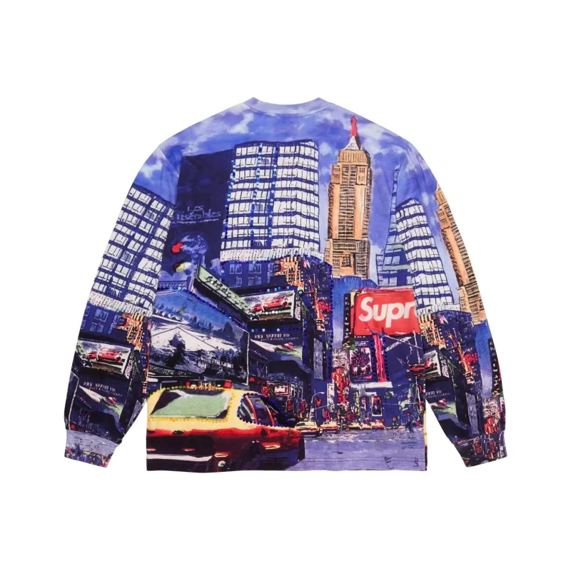 Supreme Skyline Sequin L/S Top-3