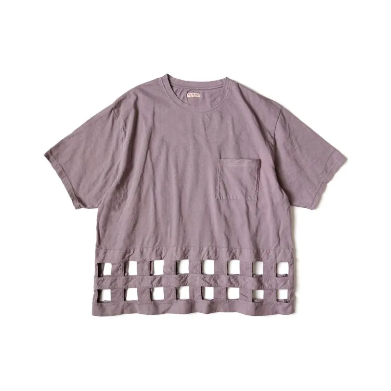 Kapital 20 / -Jersey Windowpane T-Shirt-8