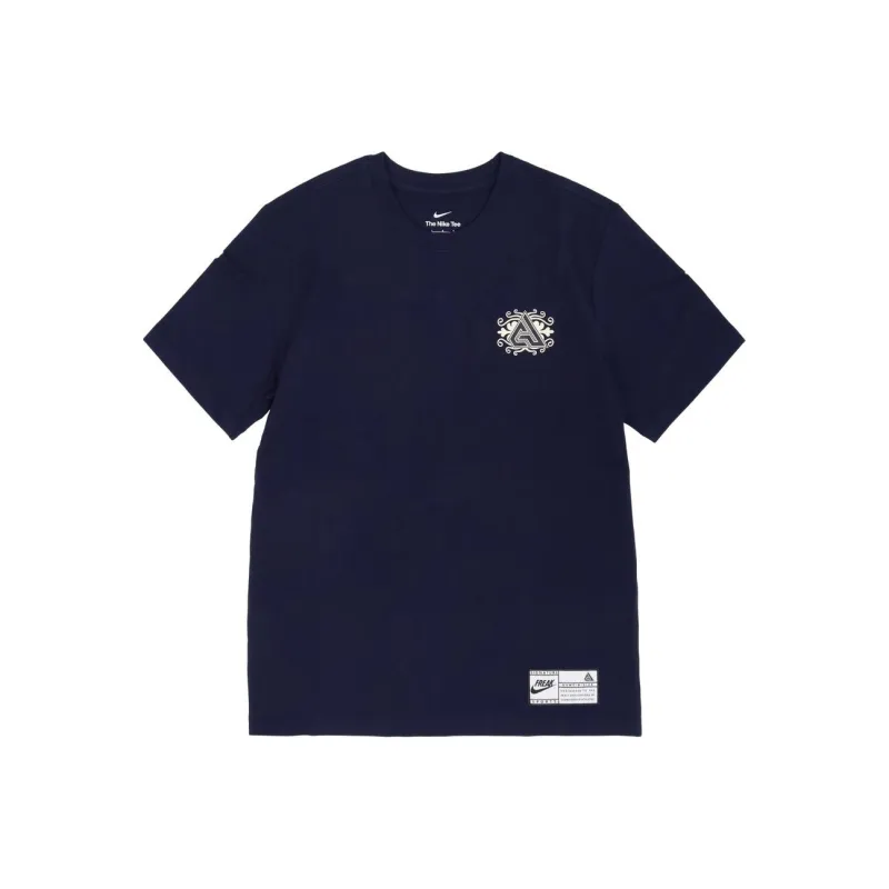 Nike T Shirts Men Blue-0