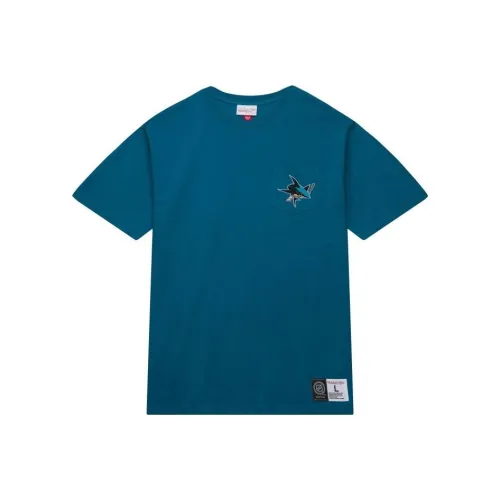 Mitchell Ness T-Shirts Men Blue