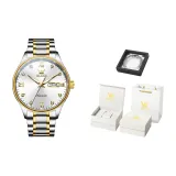 Steel Band White Dial[Luxury Box]