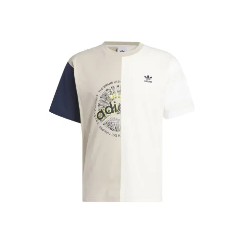 Adidas Originals T-Shirts Men Beige