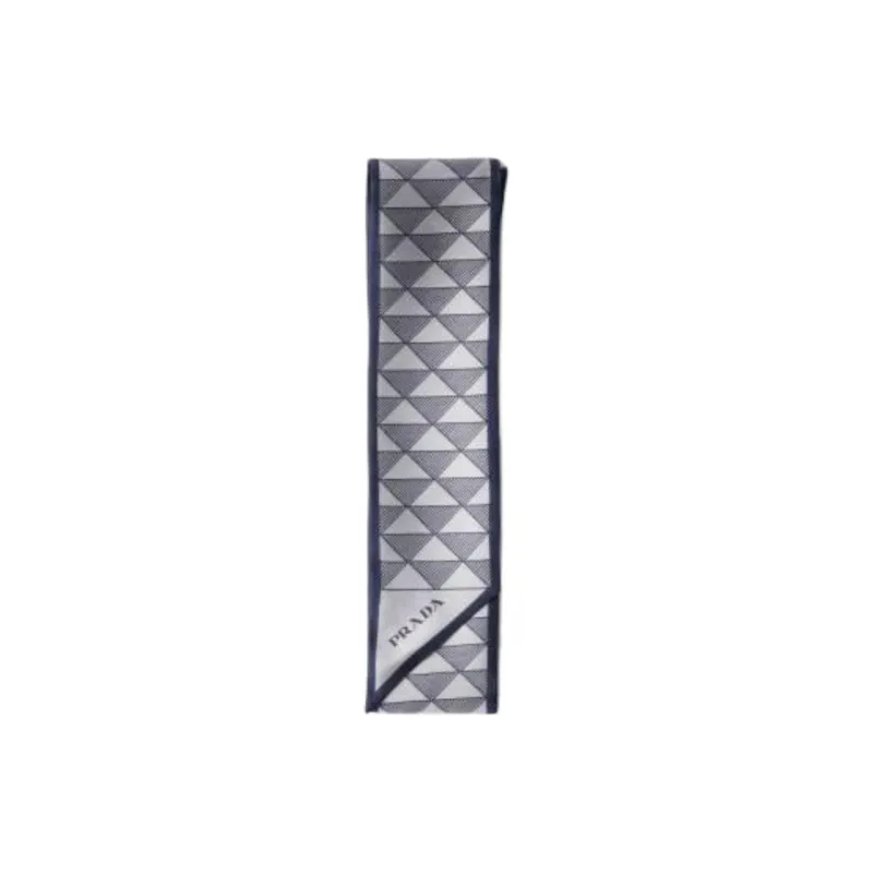 PRADA Printed Silk Scarf-1