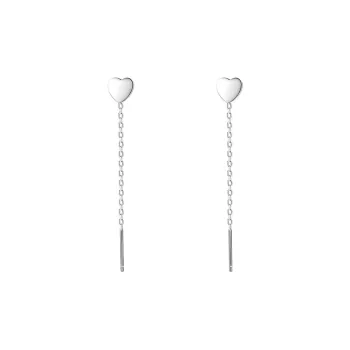 ONEKISS S999 Fine Silver Drop Earrings Women's
