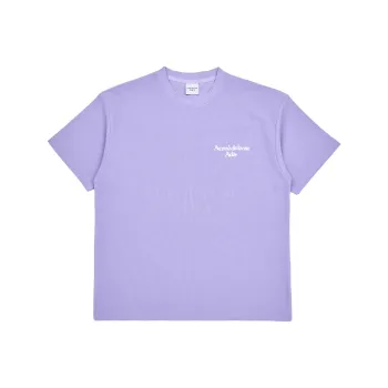 Acme De La Vie/ADLV SS22 Crew Neck Loose Fit Straight Short-Sleeved T-Shirt Unisex Light Purple