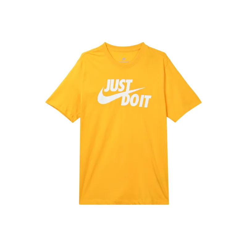 Nike T Shirts Men Gold-0