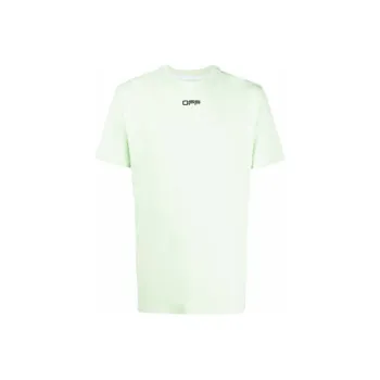 OFF-WHITE T-Shirt Regular Fit Men's Green