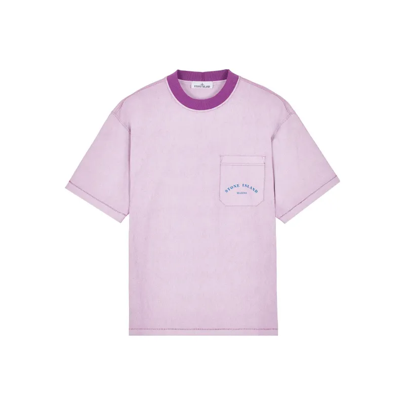 STONE ISLAND STONE ISLAND SS23 Marina T Shirts Men Magenta-0