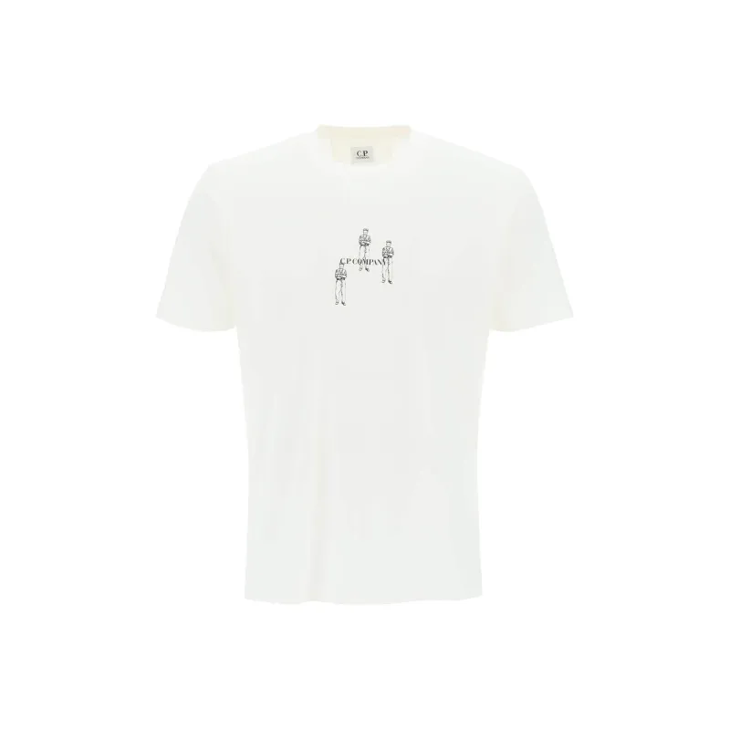 C.P.Company Regular T Shirt Men's White-0