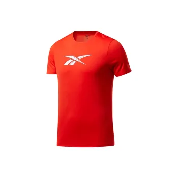 Reebok Wor Poly Graphic Ss Tee T-Shirt Men's Red