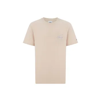 Tommy Hilfiger T Shirt Unisex Light Khaki