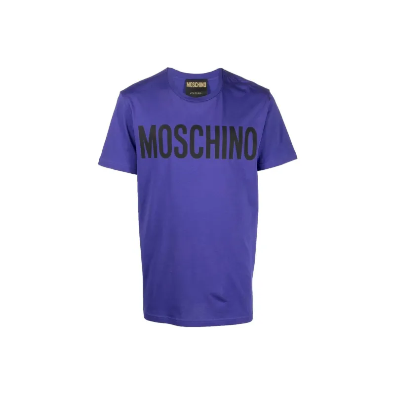 MOSCHINO T Shirts Men Purple-0