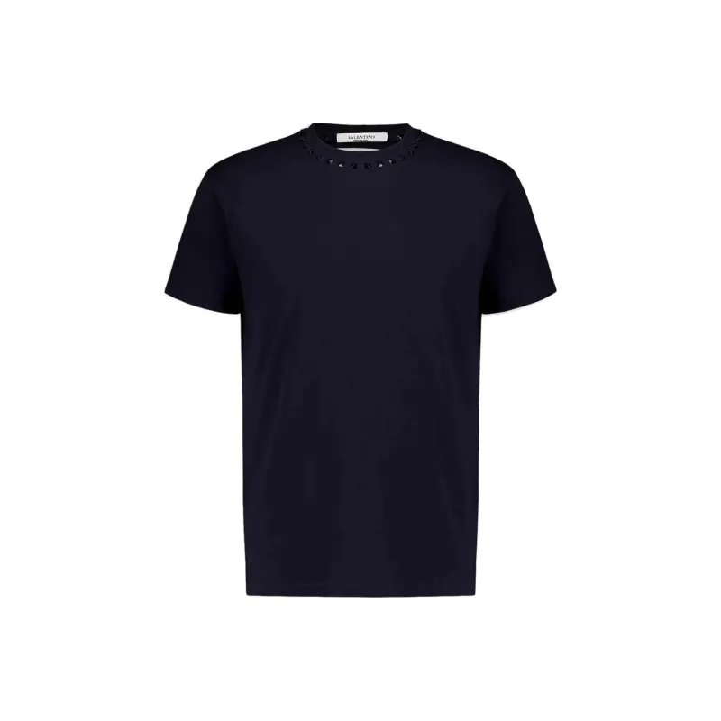 Valentino Untitled Studded Short Sleeved T Shirt-0