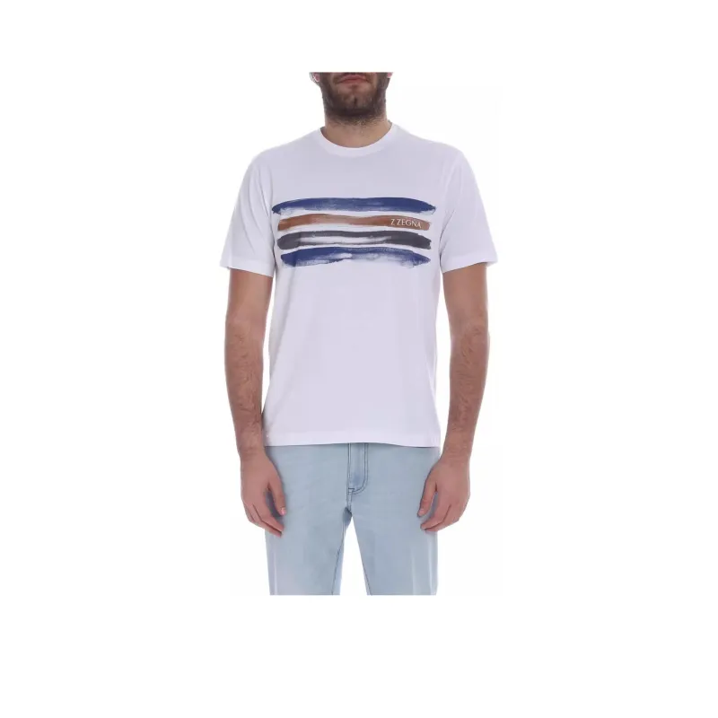 Zzegna SS23 T Shirt Men's White-0
