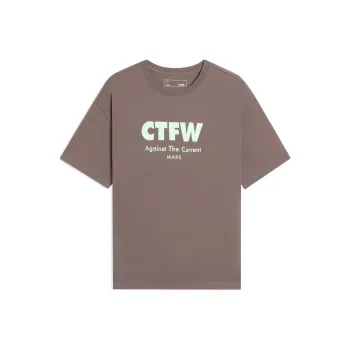 LINING CF Tracing T Shirts Unisex Rattan Umber