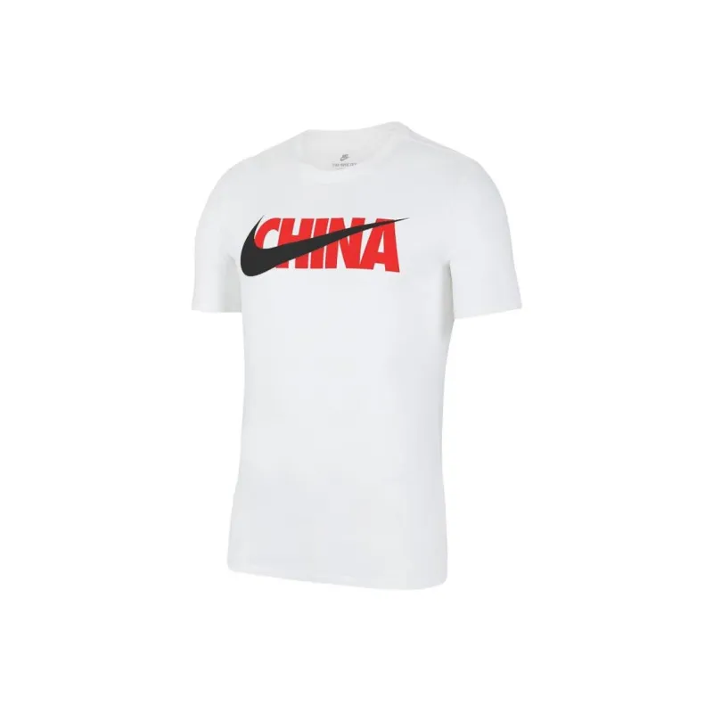 Nike Set-in Sleeve T-Shirt Unisex White-0