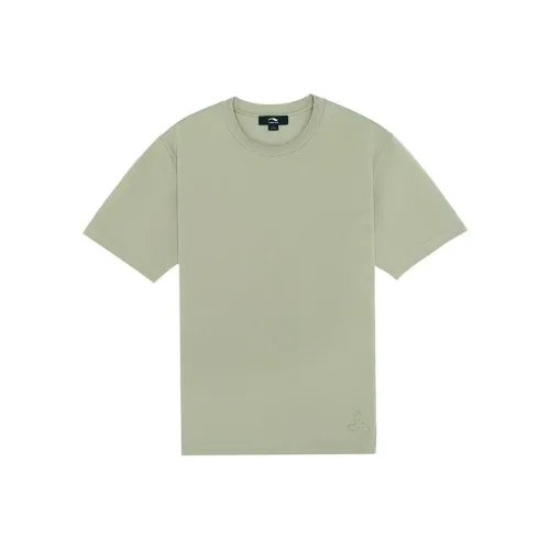 LI NING 1990 Commuter Series T Shirts Men Elm Branch Green
