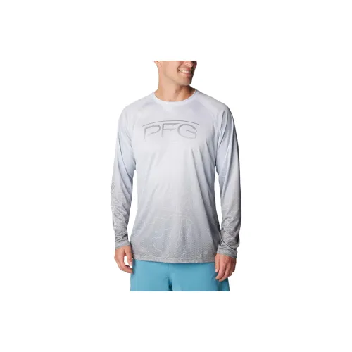 Columbia PFG Super Terminal Tackle™ T-Shirt Men's Gray