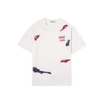 SSSAINT LOUIS T Shirt Unisex Milkshake White