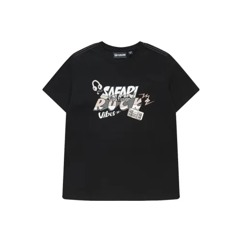 FILA FUSION STREET SPORT T Shirt Unisex Jet Black