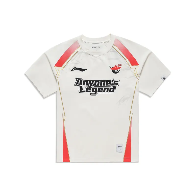 LiNing x LEAGUE OF LEGENDS Sports Life Collection T Shirt 2024 Season AL Team Unisex Ivory-0