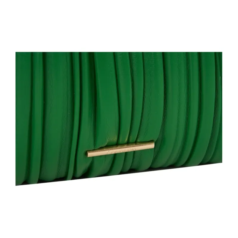 CALVIN KLEIN Synthetic Leather Crossbody Bags Medium Size Women's Emeralds-4