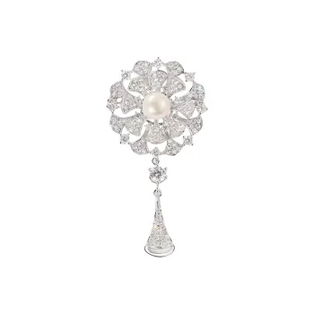 VERENA REINE Pearl Brooches Women's