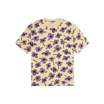 MLB T Shirts Unisex Dark Skin Beige