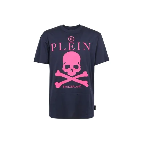 PHILIPP PLEIN T-Shirts Men Dark Blue