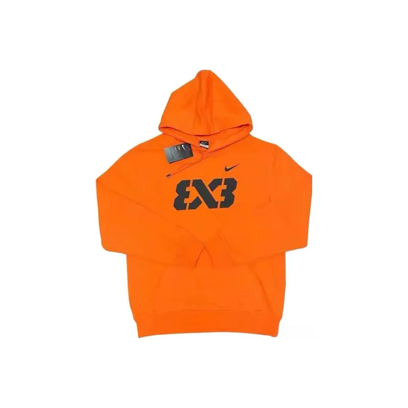 Nike 3x4 T-Shirts Unisex Orange Black-0