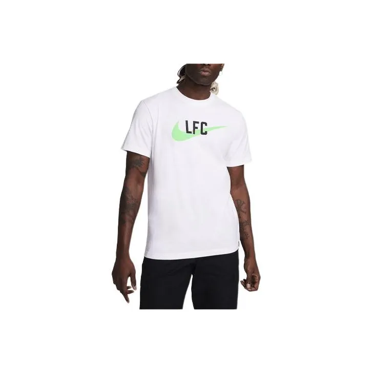 Nike Liverpool FC Swoosh T Shirt Men's White-0