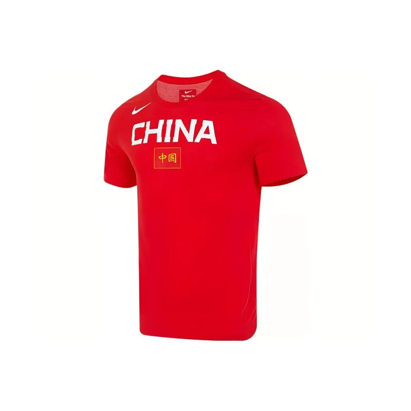 Nike T Shirts Men Red-0