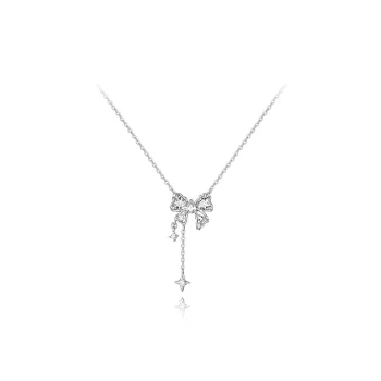 KUMET S925 Silver Necklaces Women's