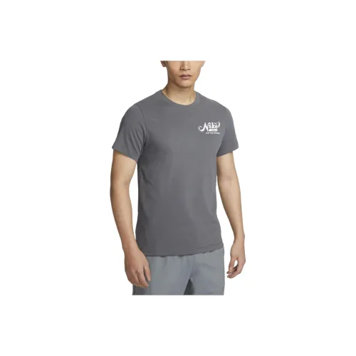Nike Dri FIT T Shirt Men's Iron Gray