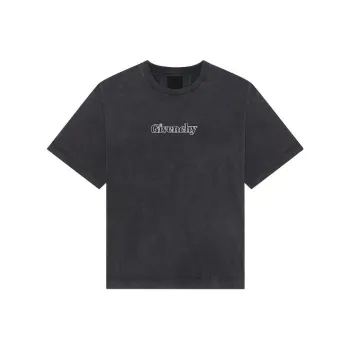 Givenchy Logo embroidered Cotton T shirt
