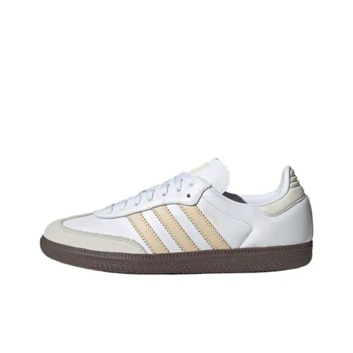 Adidas Originals Samba OG Anti Slip Wear Resistant Low Top Skateboard Shoes Unisex White