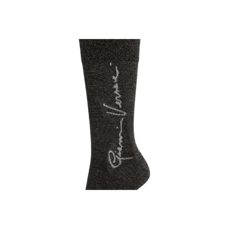 FANSIZHE Knee High Socks Men's 1 Pack Black-4