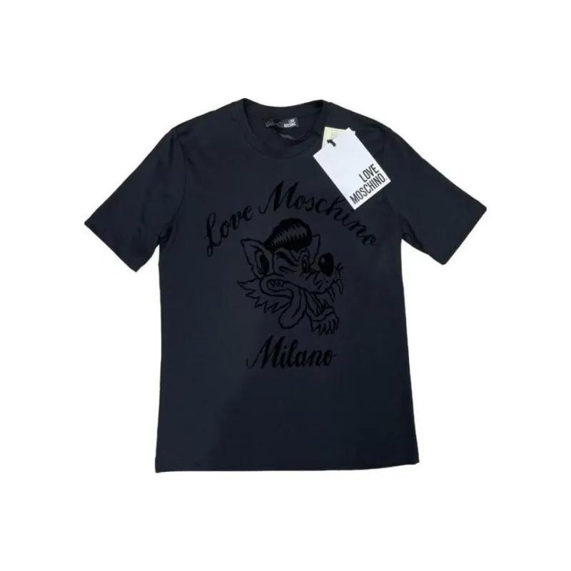 LOVE MOSCHINO T Shirt Men's Black-0