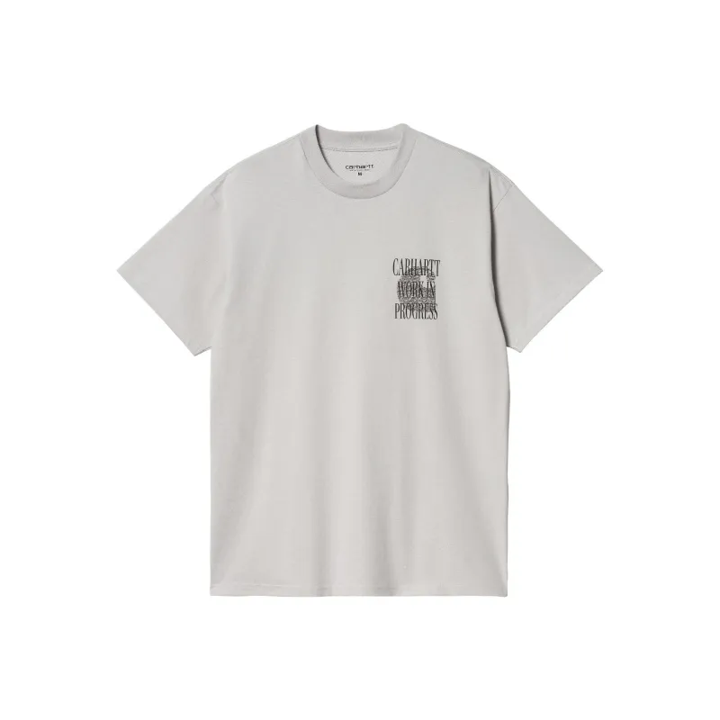 Carhartt WIP SS24 T Shirt Men's Silver Gray-0