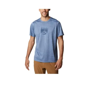 Columbia T Shirts Men Heather Blue