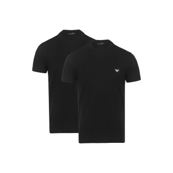 EMPORIO ARMANI T Shirt Men's 2 Pack Black